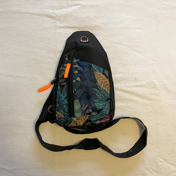 SPORT Handbags - SPORT Island Leaf Pattern Cross-Body Adjustable Sling Small Backpack Purse